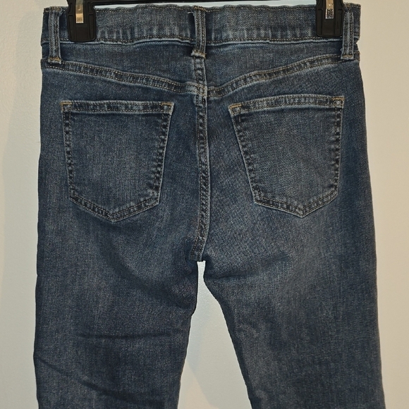 Old Navy Kids Dark Blue Distressed Jeans - Picture 6 of 8